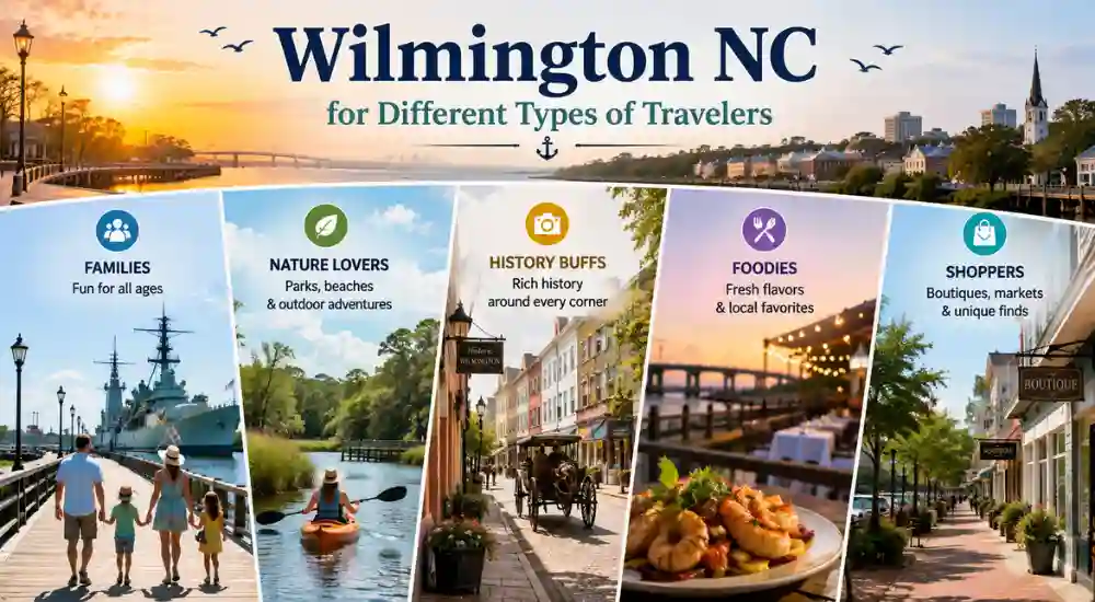 Wilmington NC for Different Types of Travelers