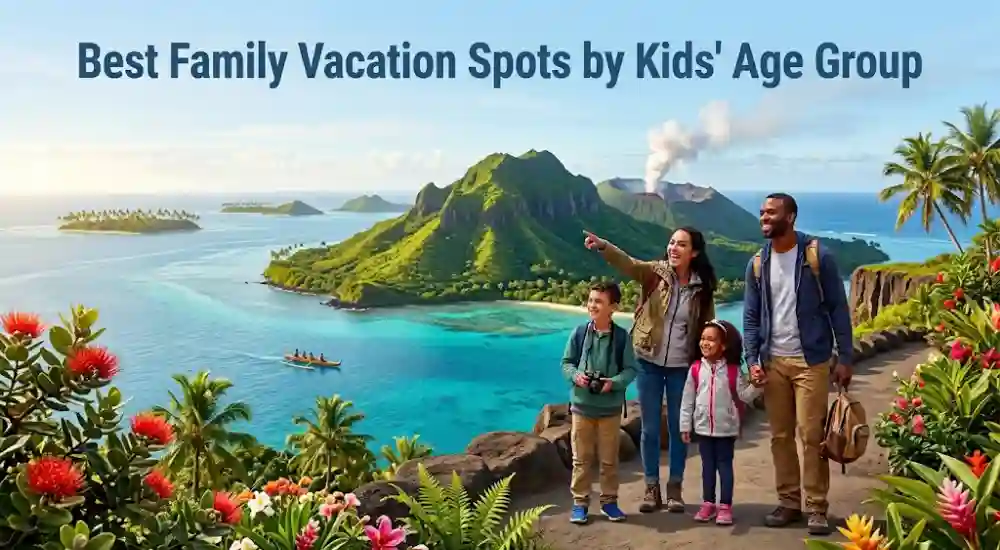 Best Family Vacation Spots by Kids' Age Group