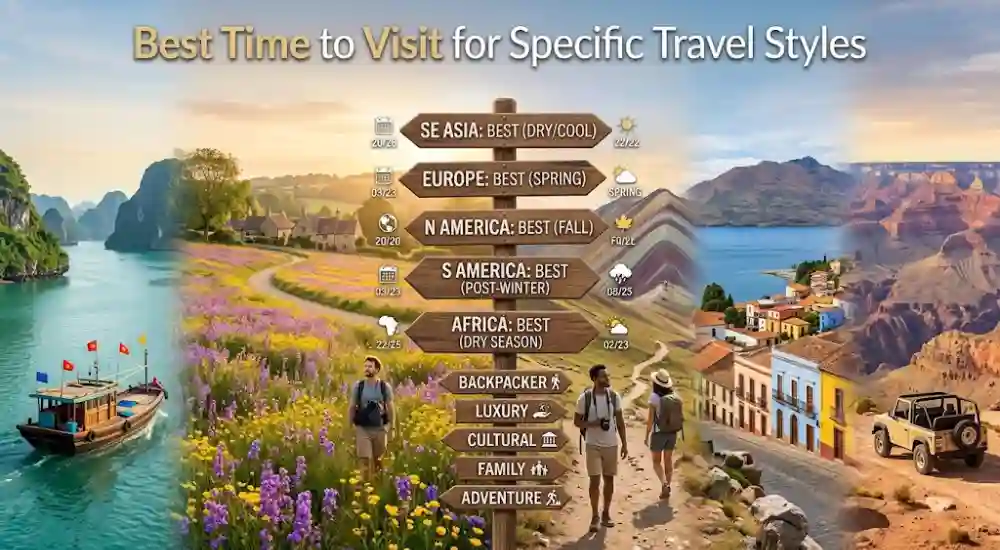 Best Time to Visit for Specific Travel Styles