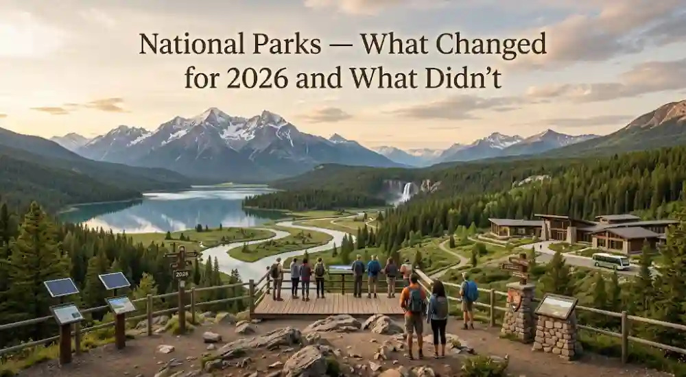 National Parks — What Changed for 2026 and What Didn't