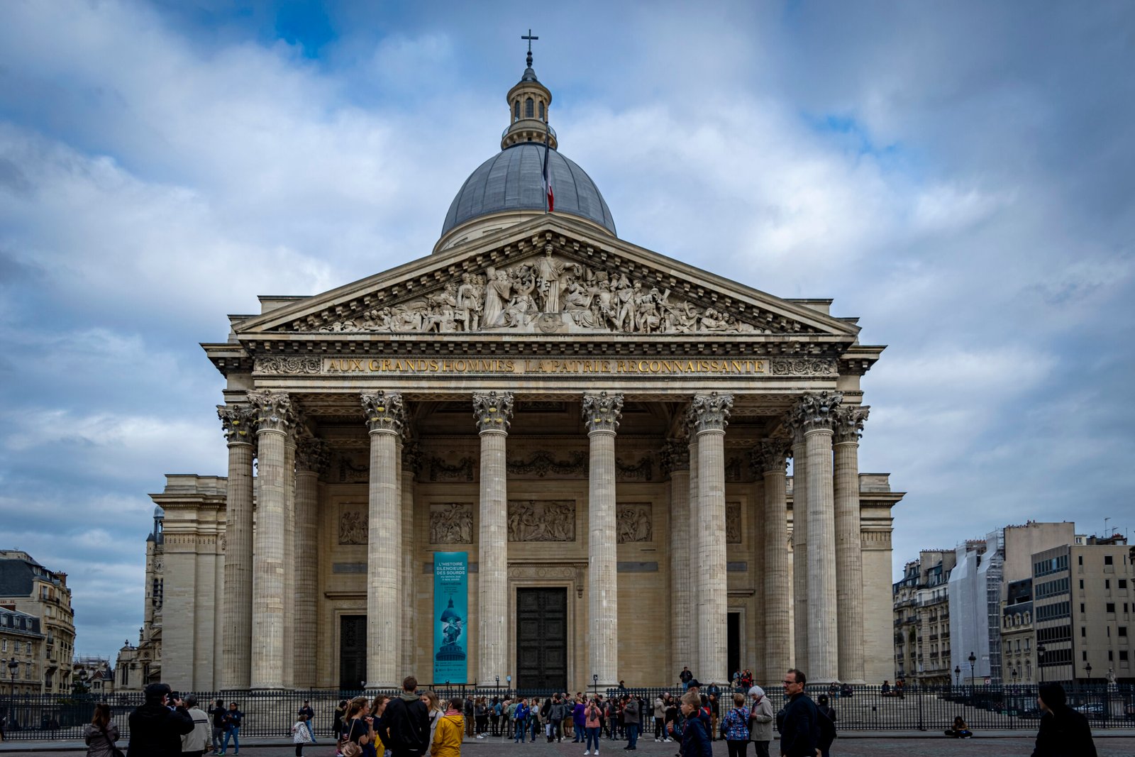 The Panthéon monument in the Latin Quarter of Paris